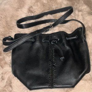 Black leather The Sak Ivy crossbody purse